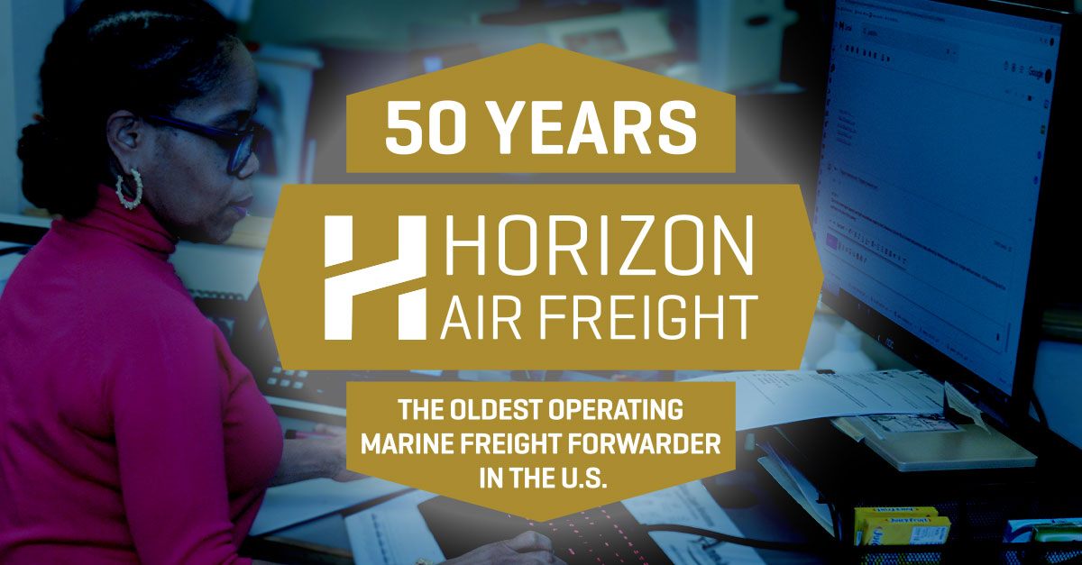 HoriHorizon Air Freight 50 Year Anniversaryzon Air Freight 50 Year Anniversary