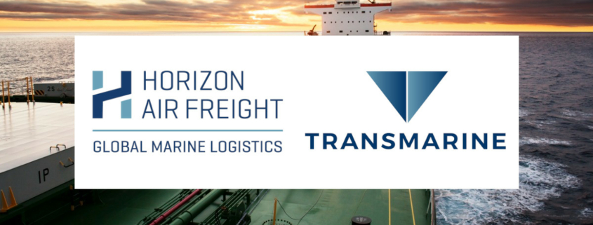 Horizon Air Freight and Transmarine company logos