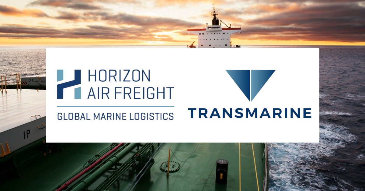 Horizon Air Freight and Transmarine company logos