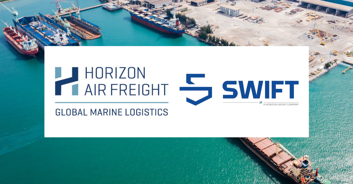 Horizon Air Freight and Swift logos